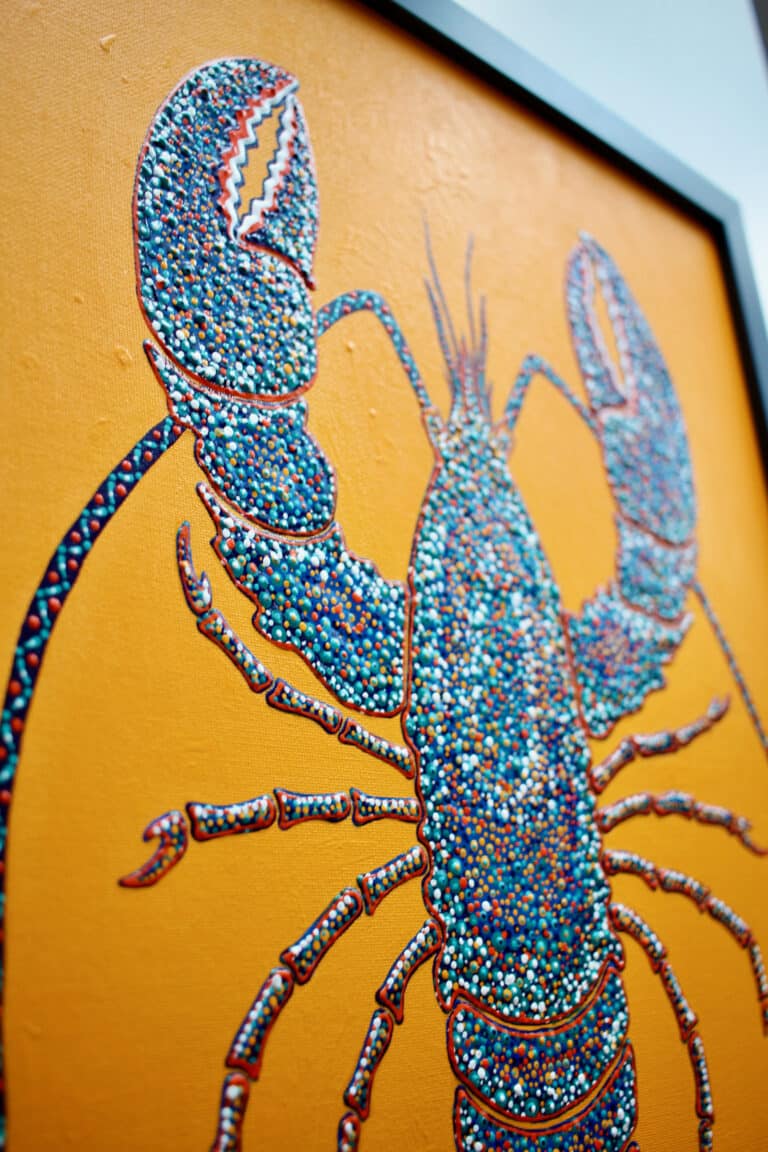 Painting- Yellow spotted- lobster - Image 3