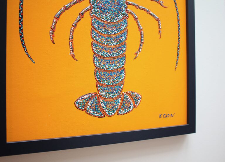 Painting- Yellow spotted- lobster - Image 7